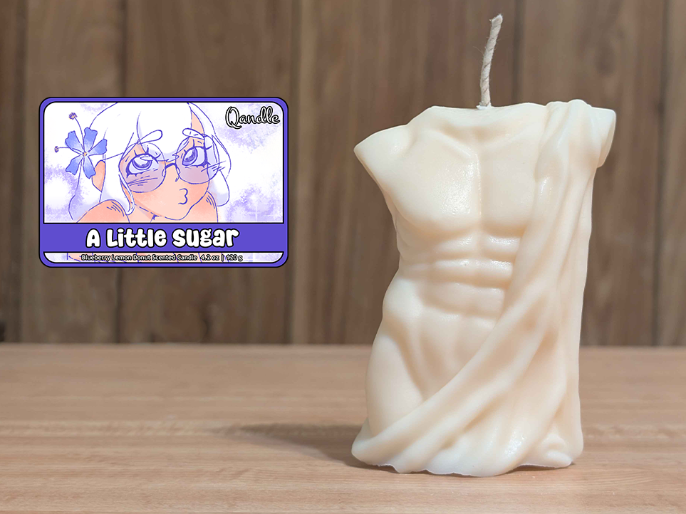 A Little Sugar Masculine Body Candle