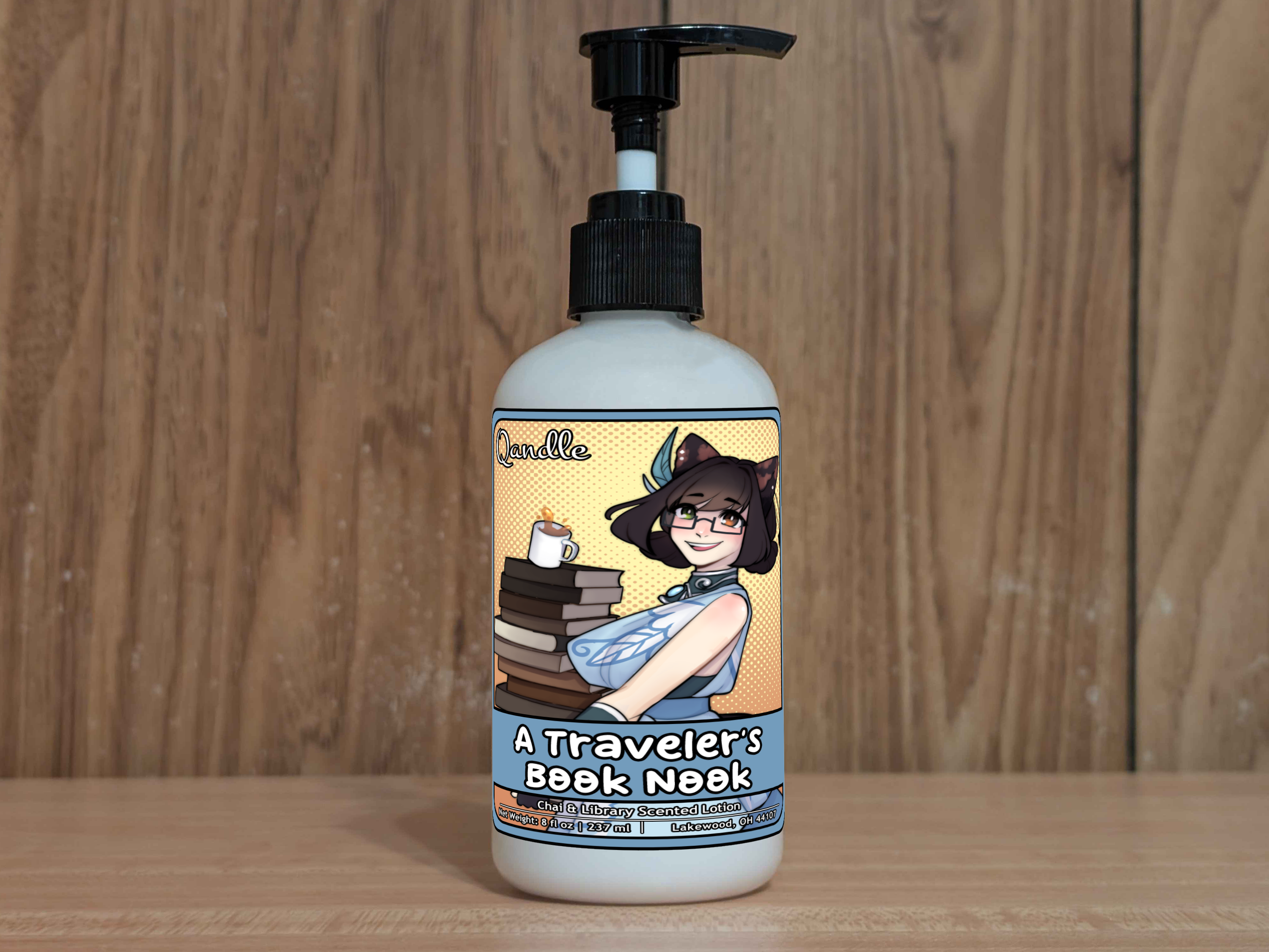 A Traveler's Book Nook Lotion