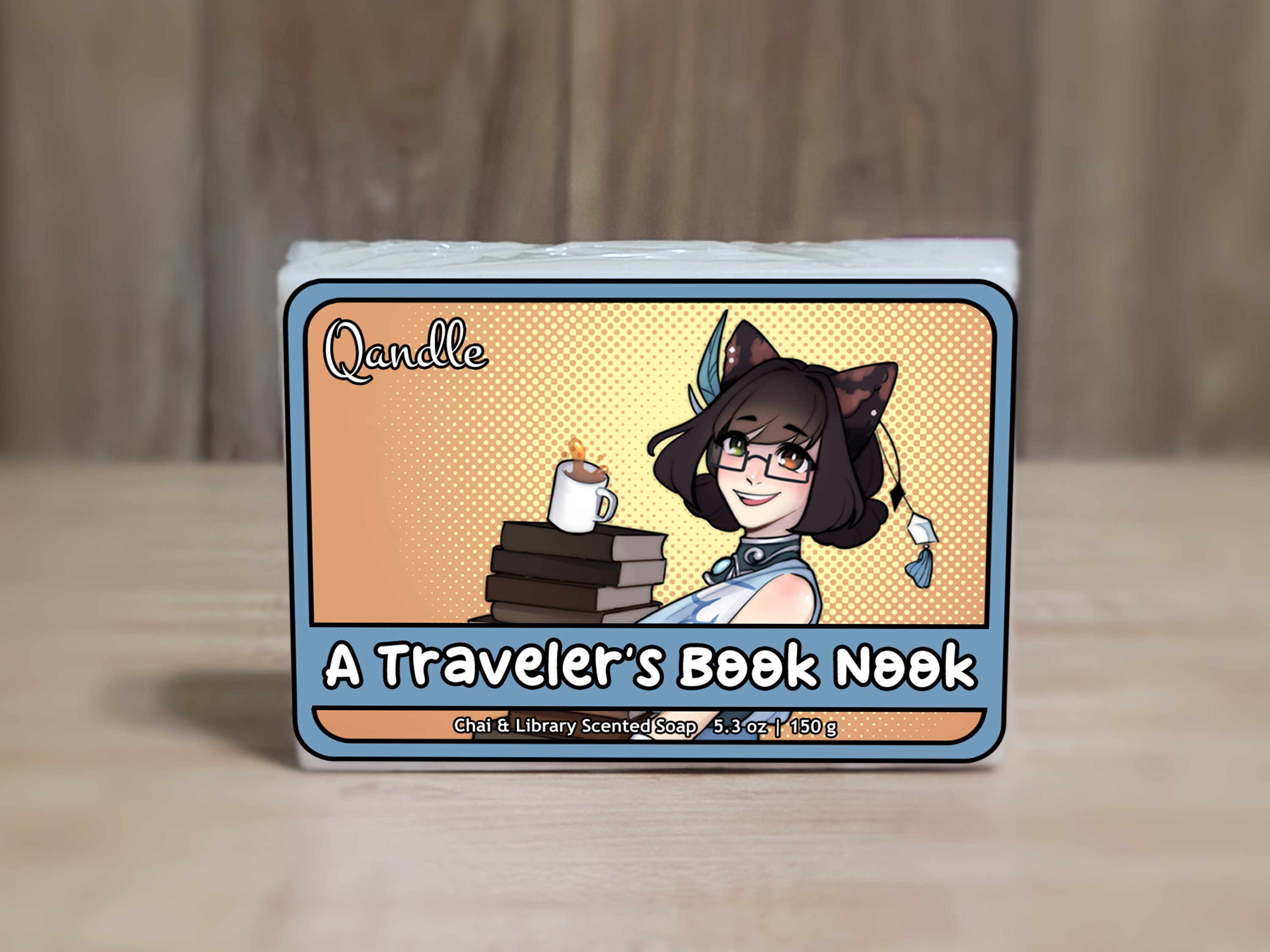 A Traveler's Book Nook Soap Bar