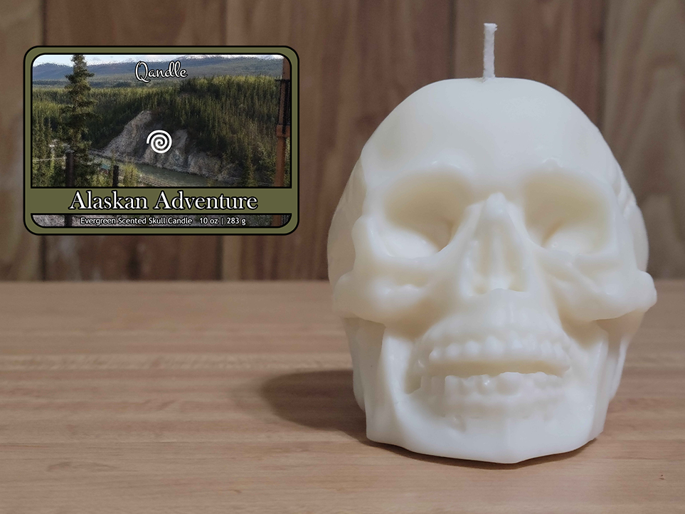 Alaskan Adventure Skull Candle