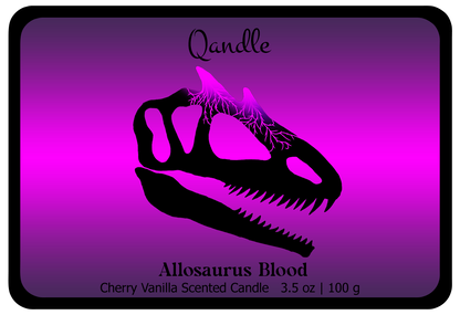 Allosaurus Blood Feminine Body Candle