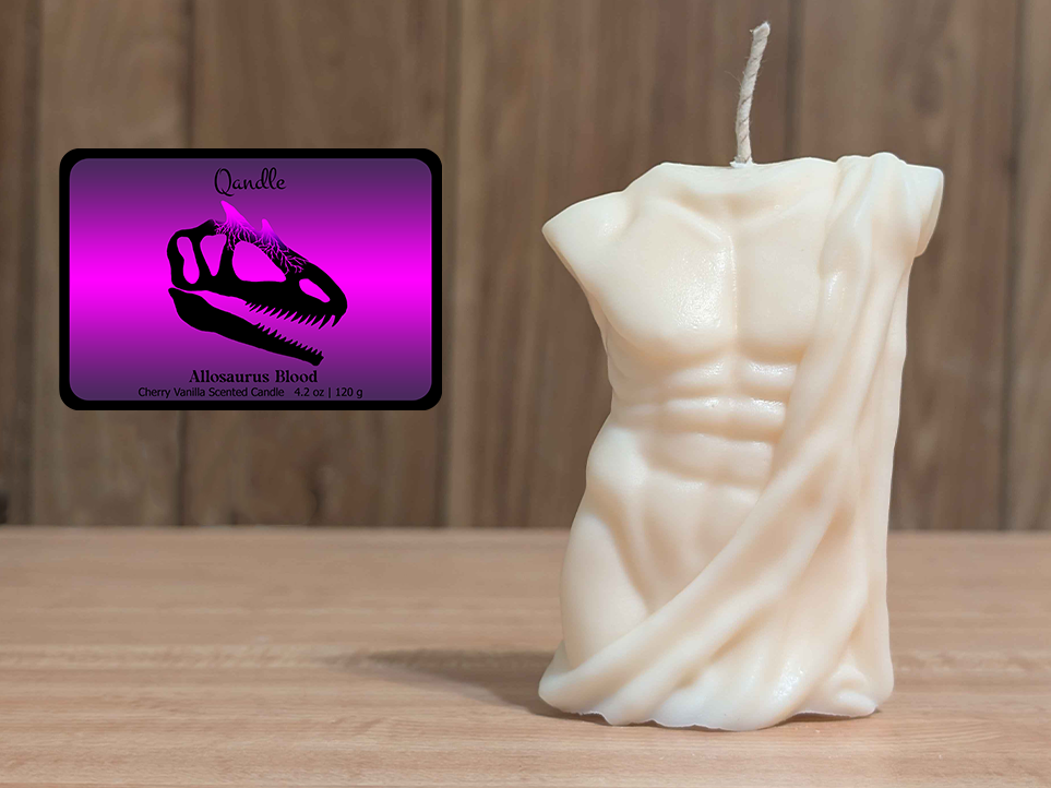 Allosaurus Blood Masculine Body Candle