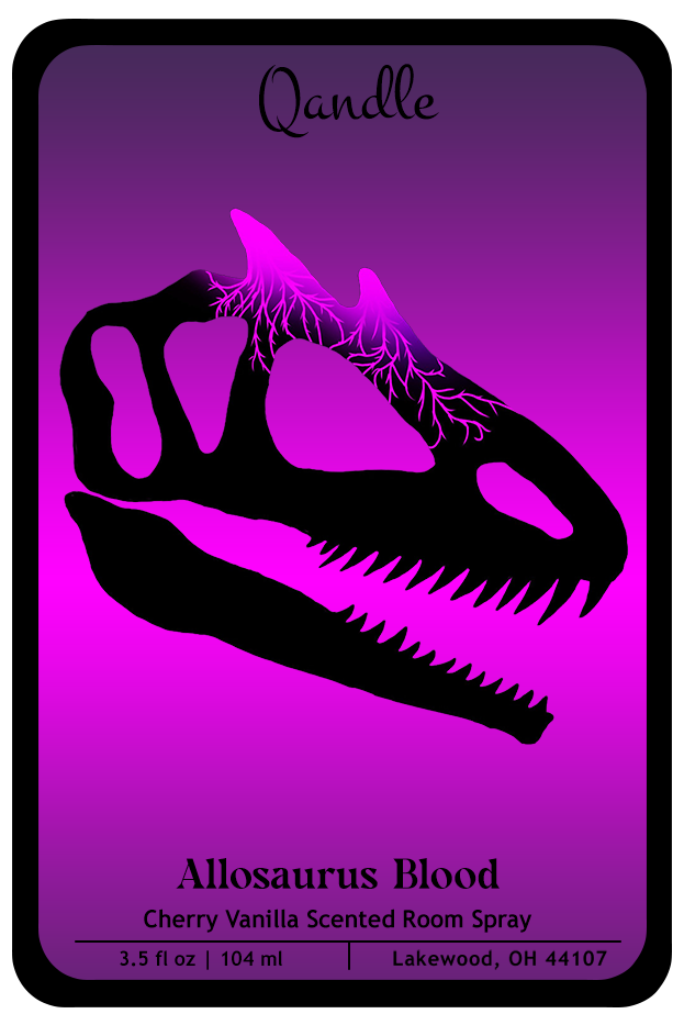 Allosaurus Blood Room Spray