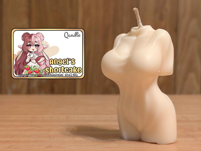 Angel's Shortcake Feminine Body Candle