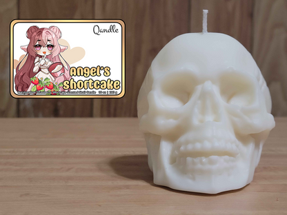 Angel's Shortcake Skull Candle