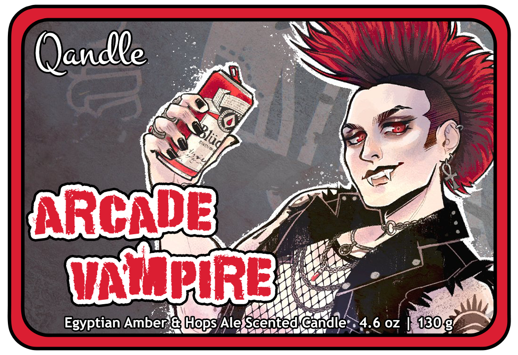 Arcade Vampire Curvy Body Candle