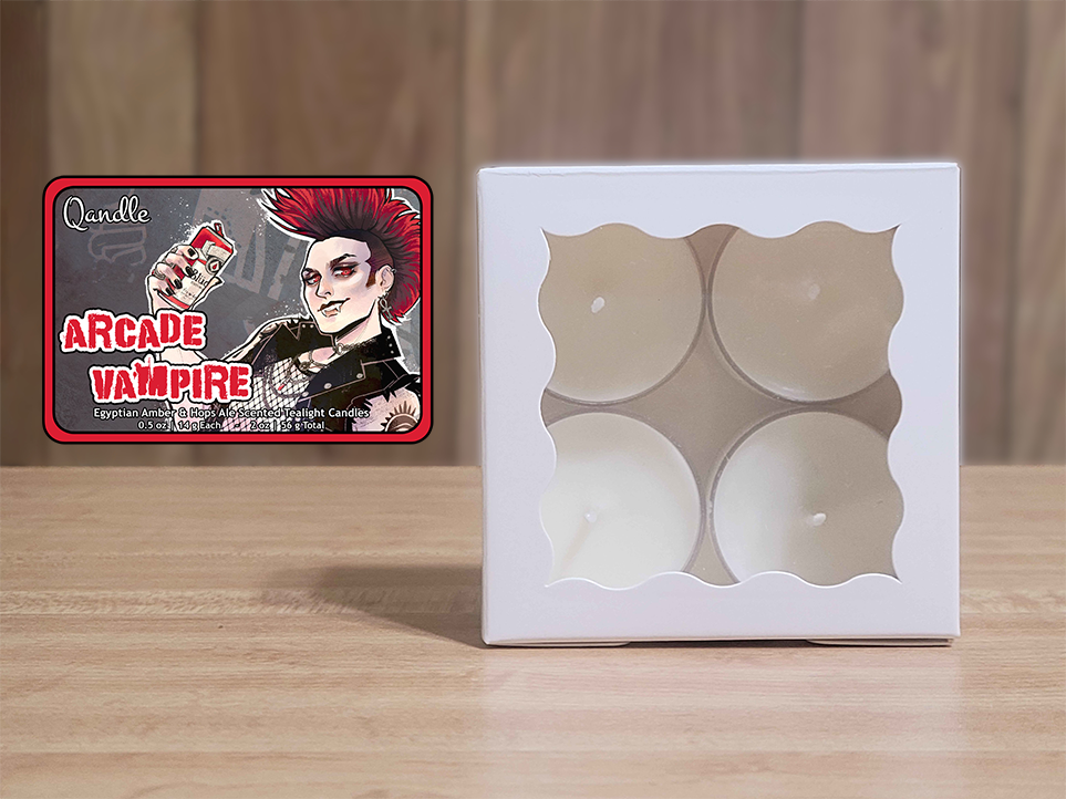 Arcade Vampire Tealight Candles