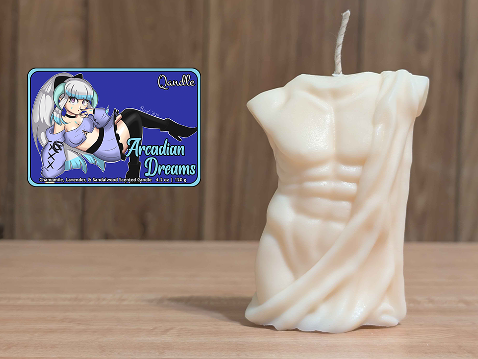 Arcadian Dreams Masculine Body Candle