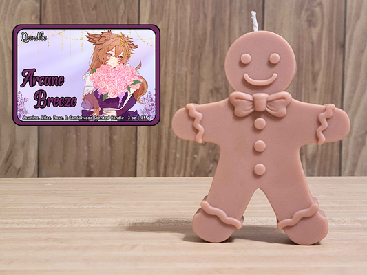 Arcane Breeze Gingerbread Man Candle