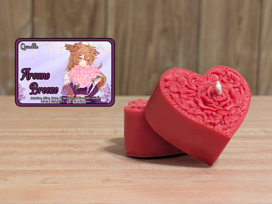 Arcane Breeze Heart Candles