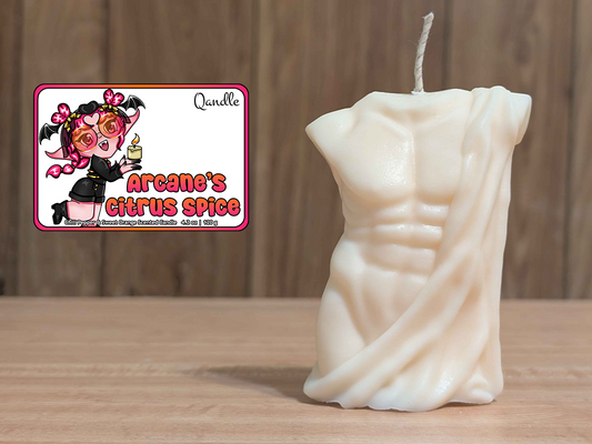 Arcane's Citrus Spice Masculine Body Candle