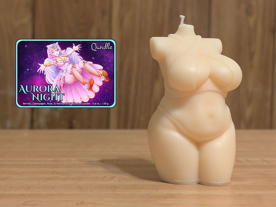 Aurora Night Curvy Body Candle