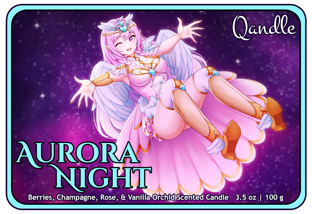 Aurora Night Feminine Body Candle