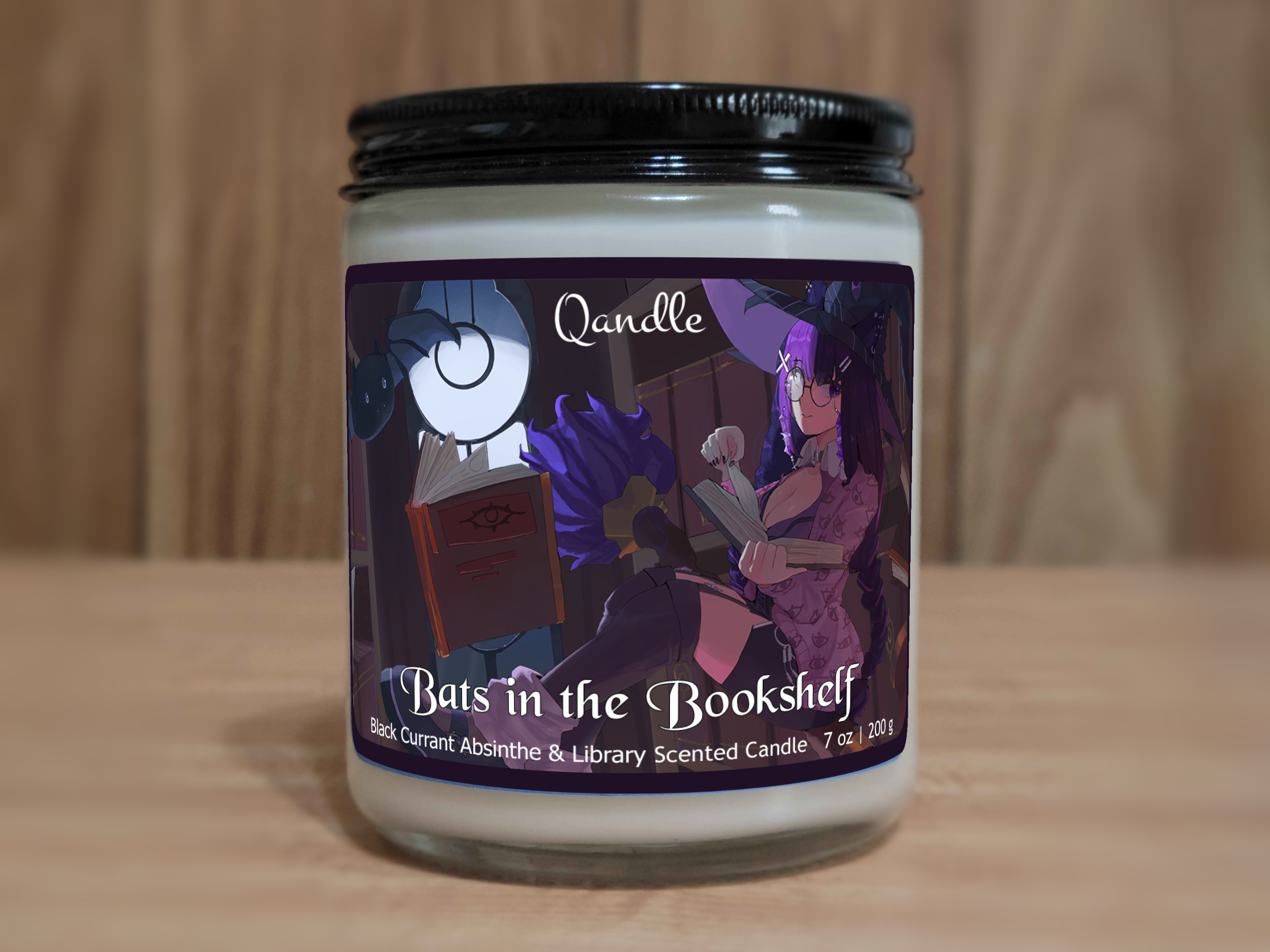 Bats in the Bookshelf Candle