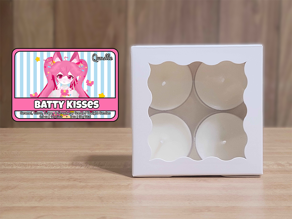 Batty Kisses Tealight Candles