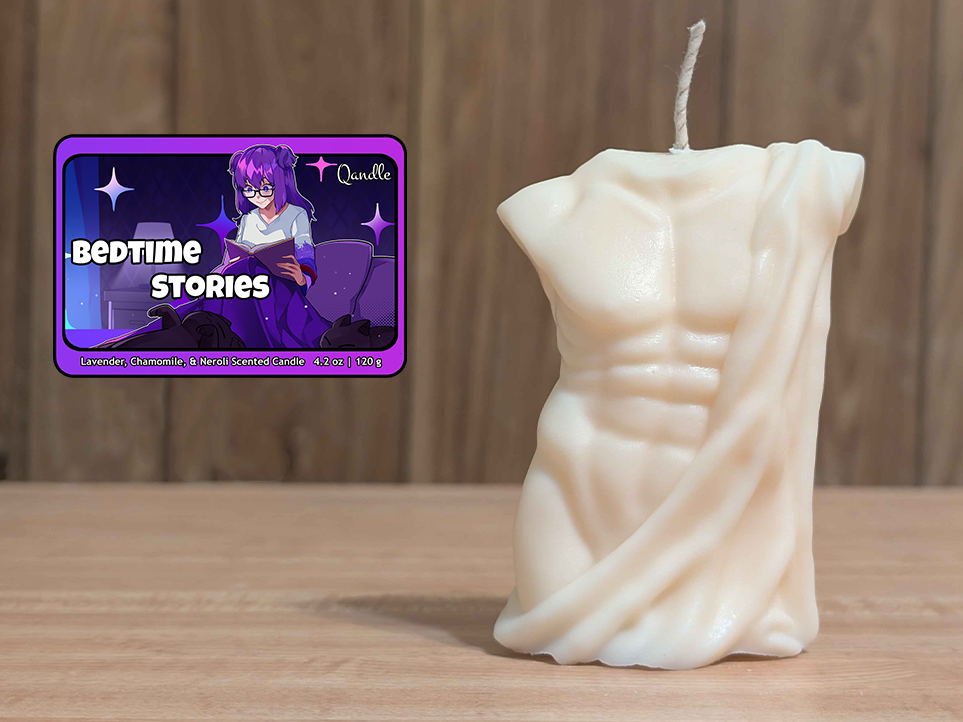 Bedtime Stories Masculine Body Candle