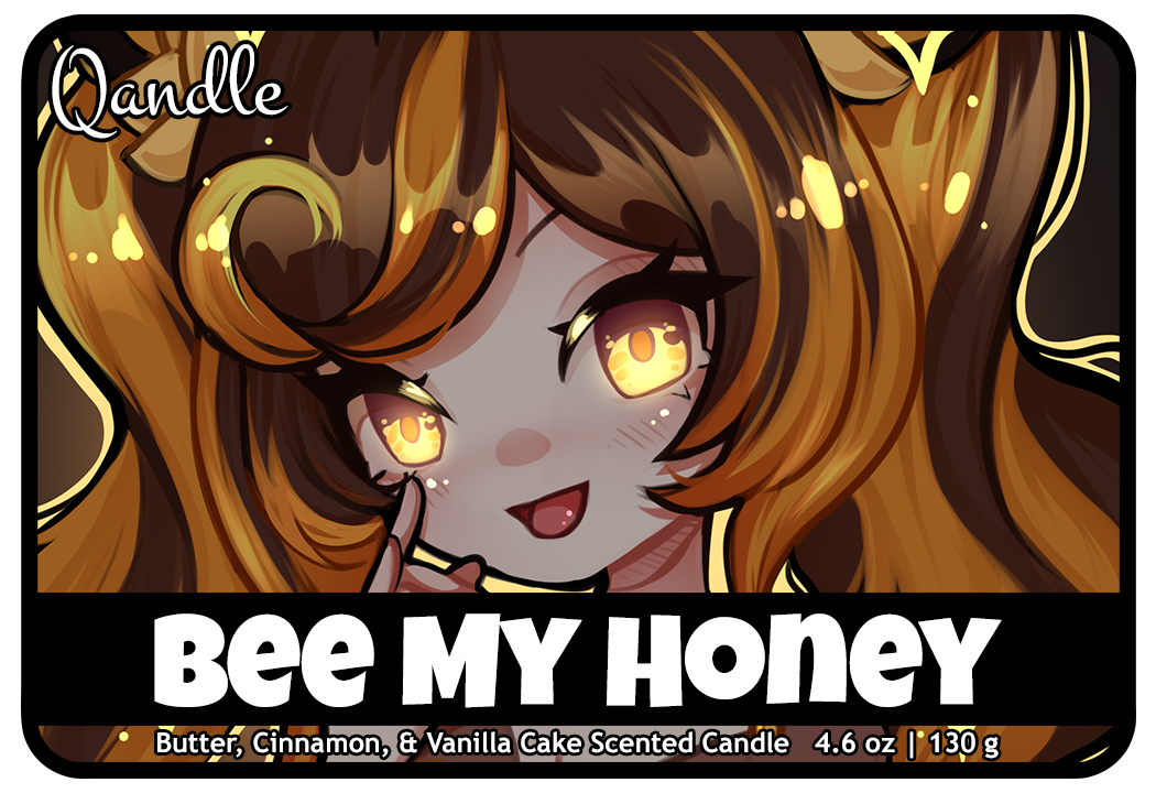 Bee My Honey Curvy Body Candle