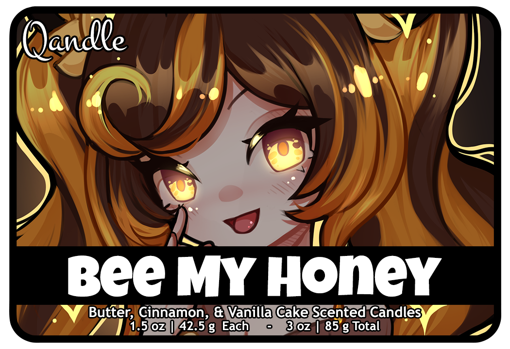 Bee My Honey Heart Candles