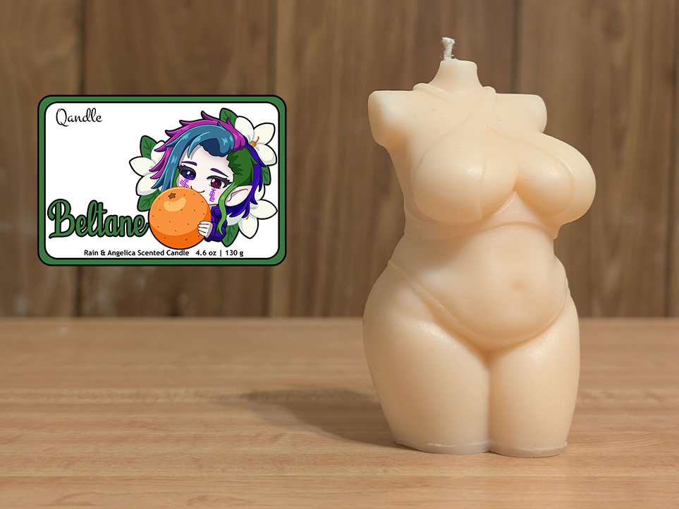 Beltane Curvy Body Candle