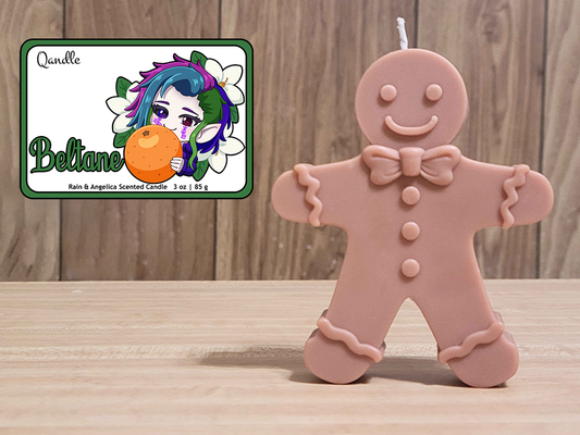 Beltane Gingerbread Man Candle