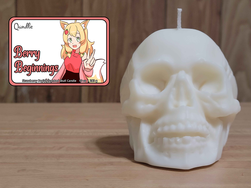 Berry Beginnings Skull Candle