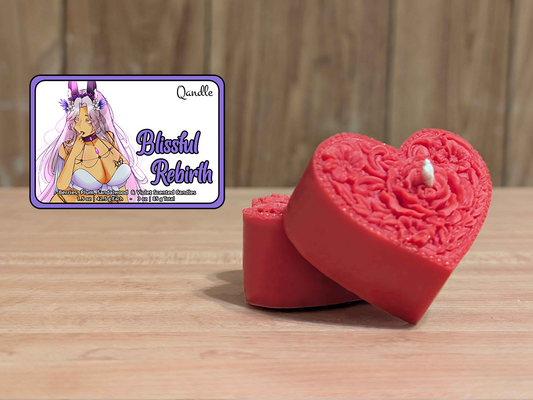 Blissful Rebirth Heart Candles