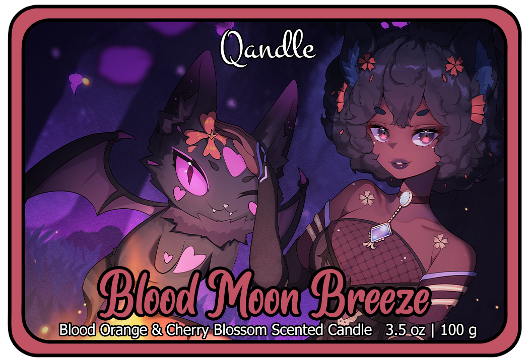 Blood Moon Breeze Feminine Body Candle