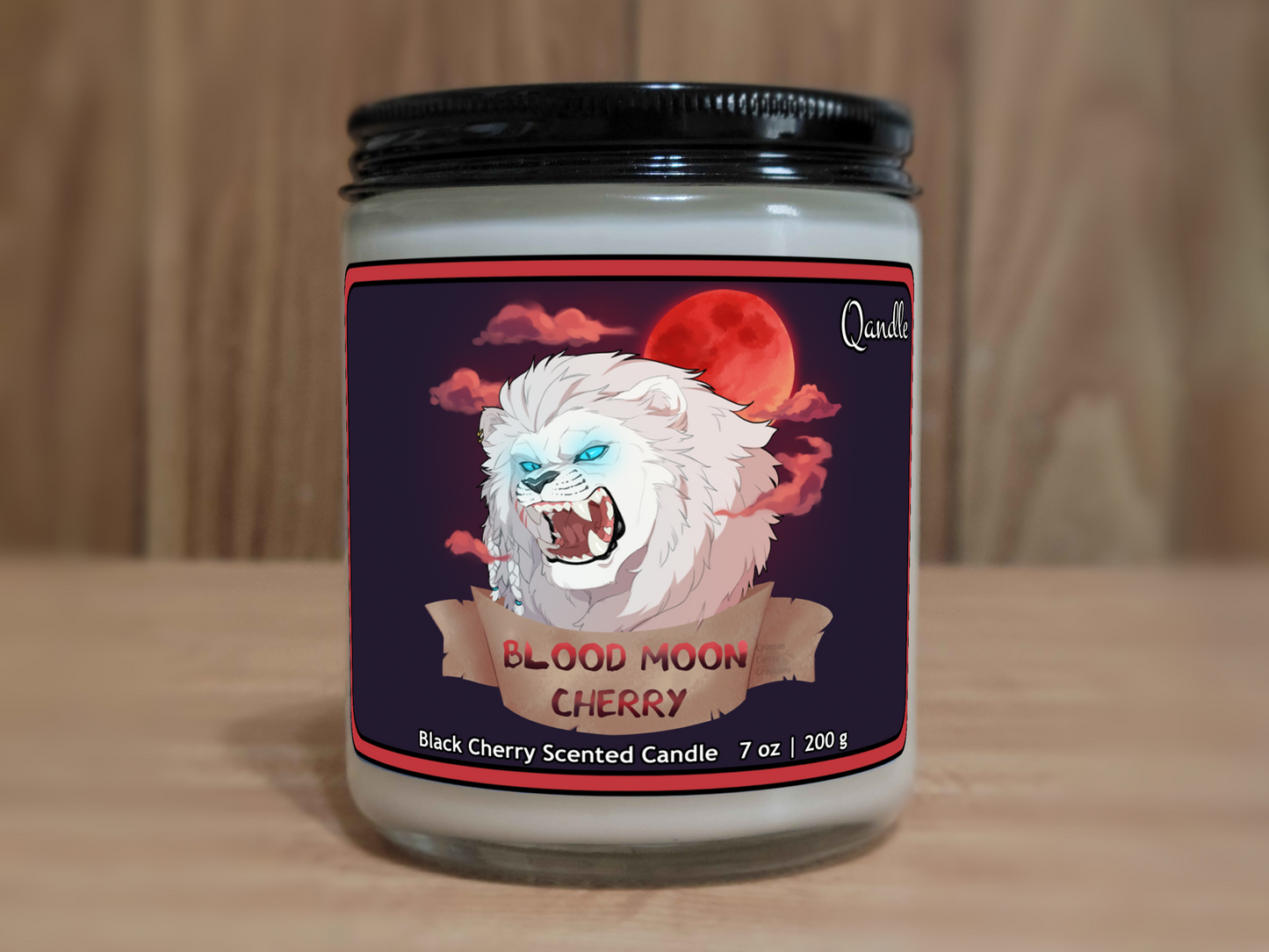 Blood Moon Cherry Candle