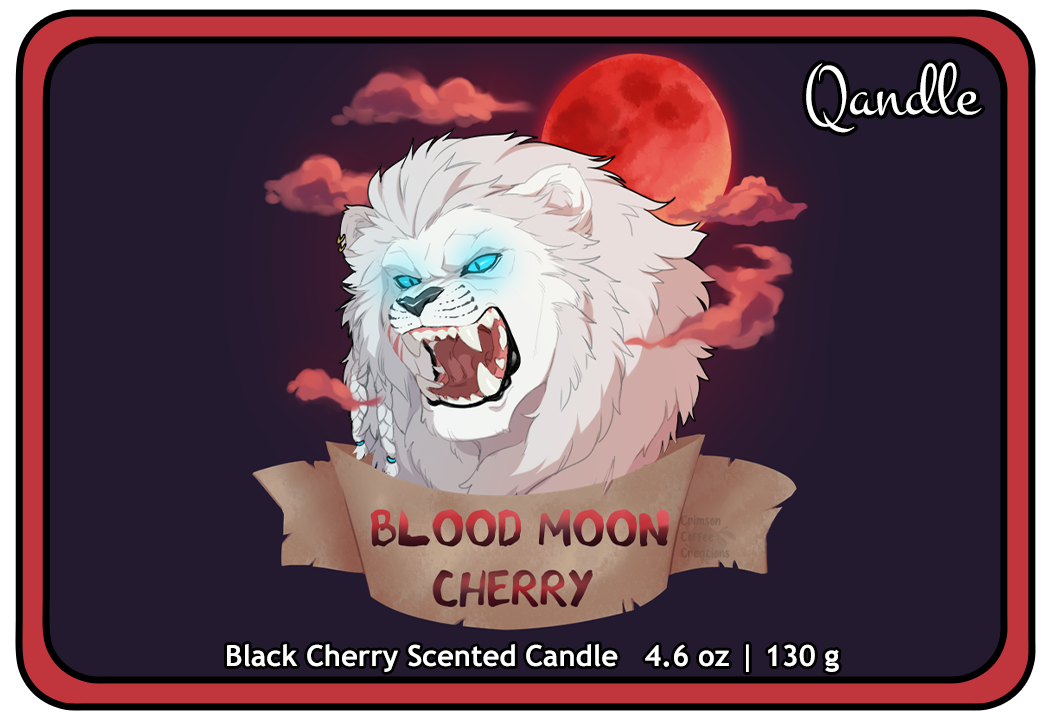 Blood Moon Cherry Curvy Body Candle