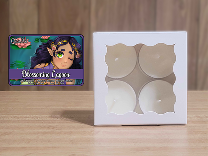 Blossoming Lagoon Tealight Candles