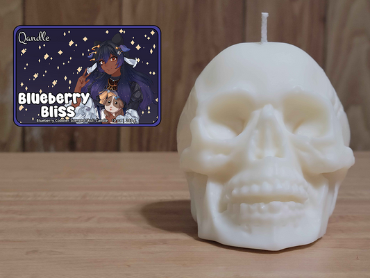 Blueberry Bliss Skull Candle