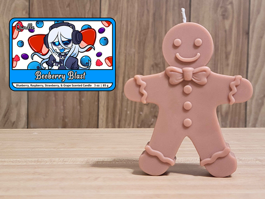 Booberry Blast Gingerbread Man Candle