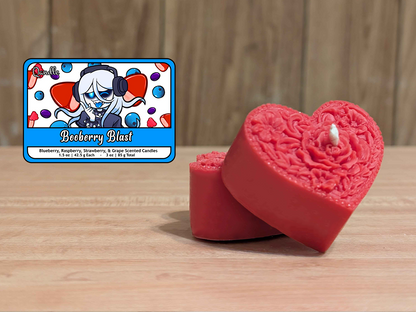 Booberry Blast Heart Candles