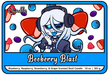 Booberry Blast Skull Candle