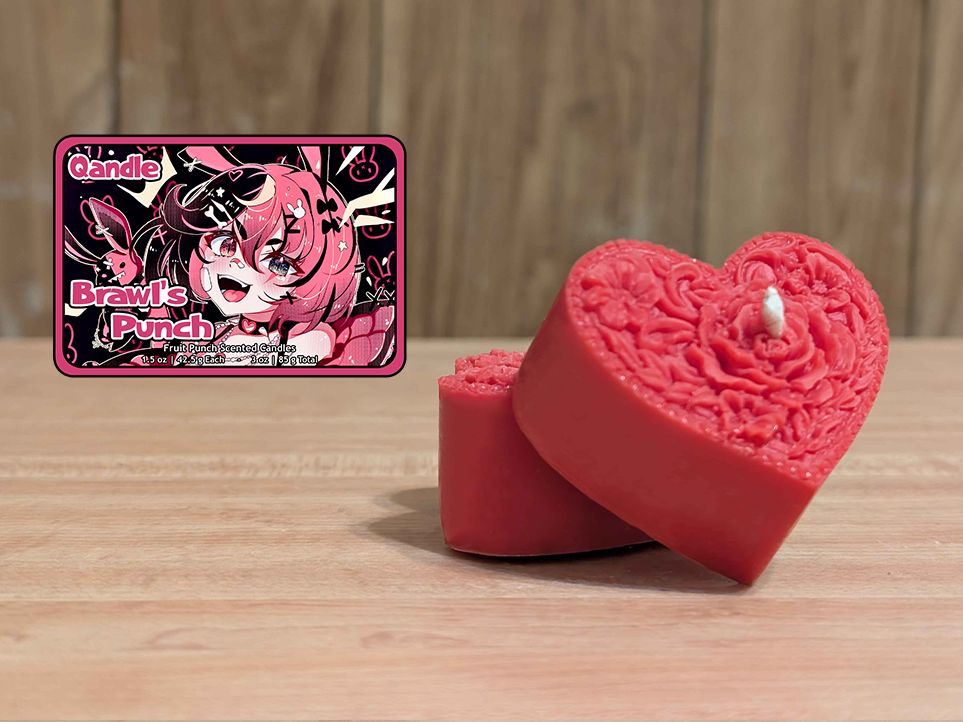 Brawl's Punch Heart Candles