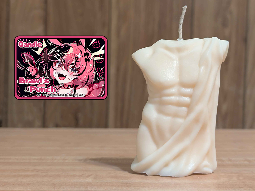 Brawl's Punch Masculine Body Candle