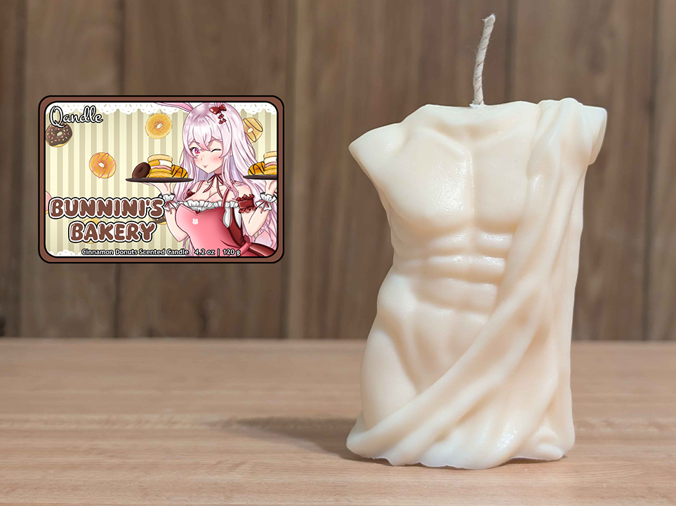 Bunnini's Bakery Masculine Body Candle