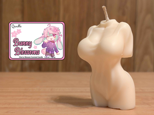 Bunny Blossoms Feminine Body Candle