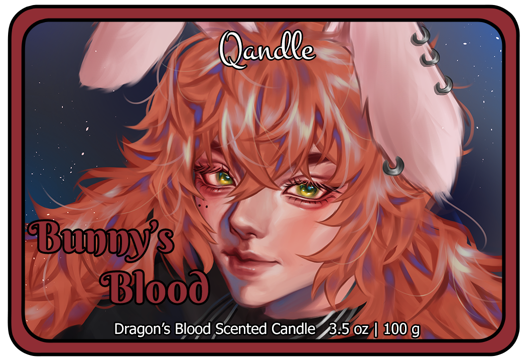 Bunny's Blood Feminine Body Candle