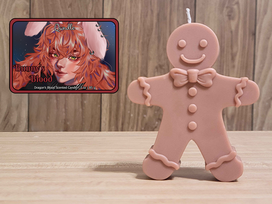 Bunny's Blood Gingerbread Man Candle