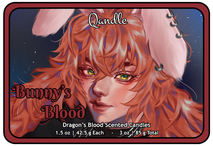 Bunny's Blood Heart Candles