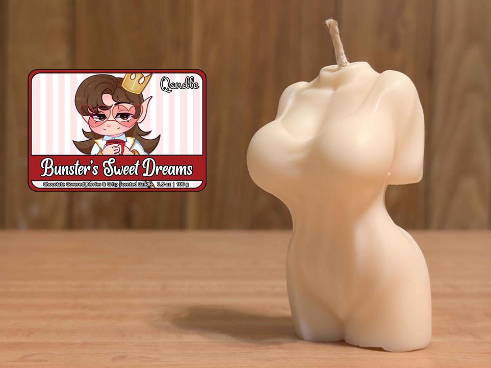 Bunster's Sweet Dreams Feminine Body Candle