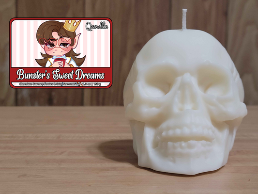 Bunster's Sweet Dreams Skull Candle