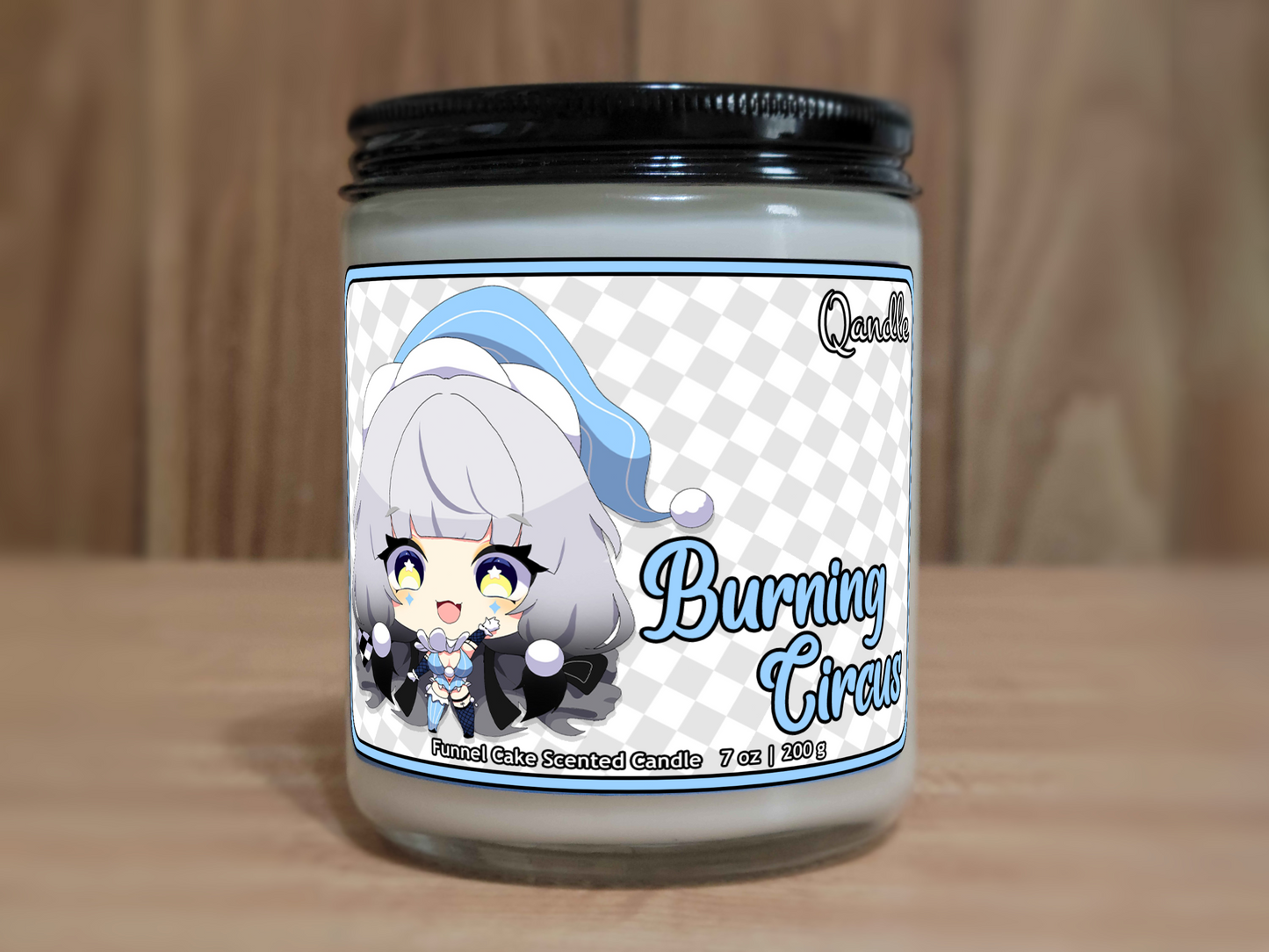 Burning Circus Candle