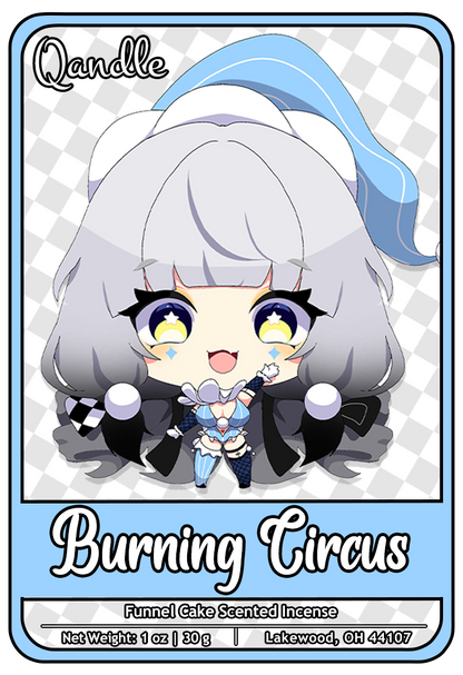 Burning Circus Incense Sticks