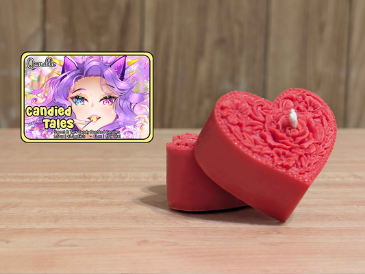 Candied Tales Heart Candles