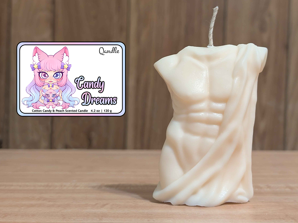 Candy Dreams Masculine Body Candle