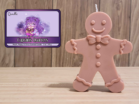 Captain's Quarters Gingerbread Man Candle