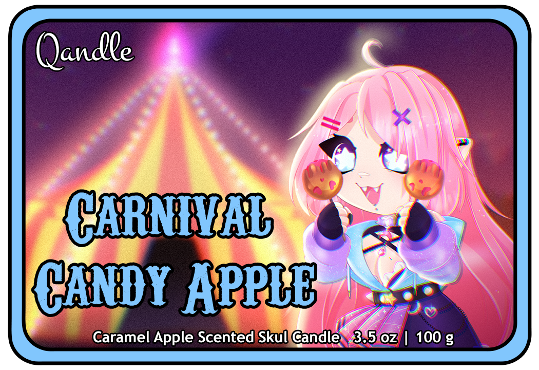 Carnival Candy Apple Feminine Body Candle