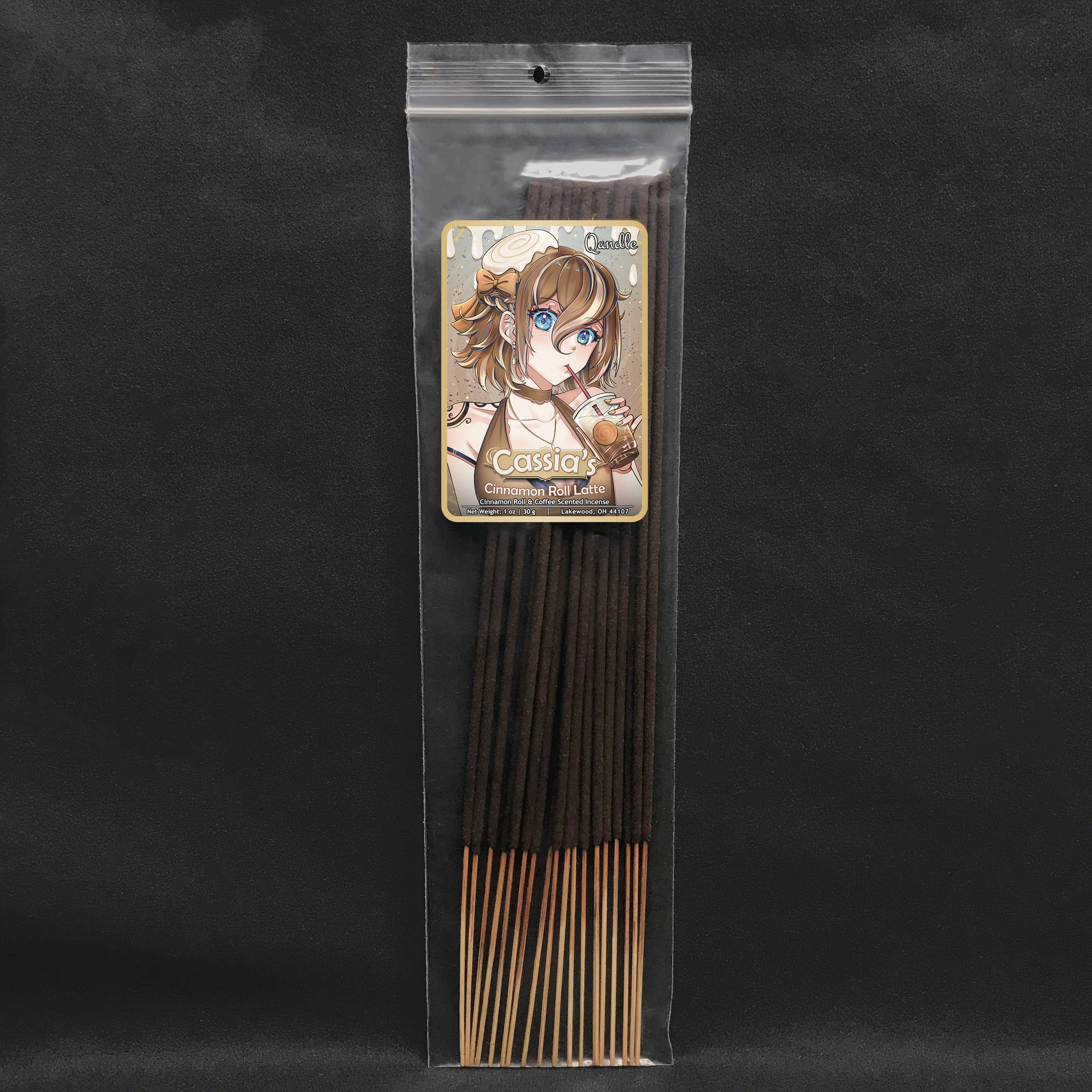 Cassia's Cinnamon Roll Latte Incense Sticks